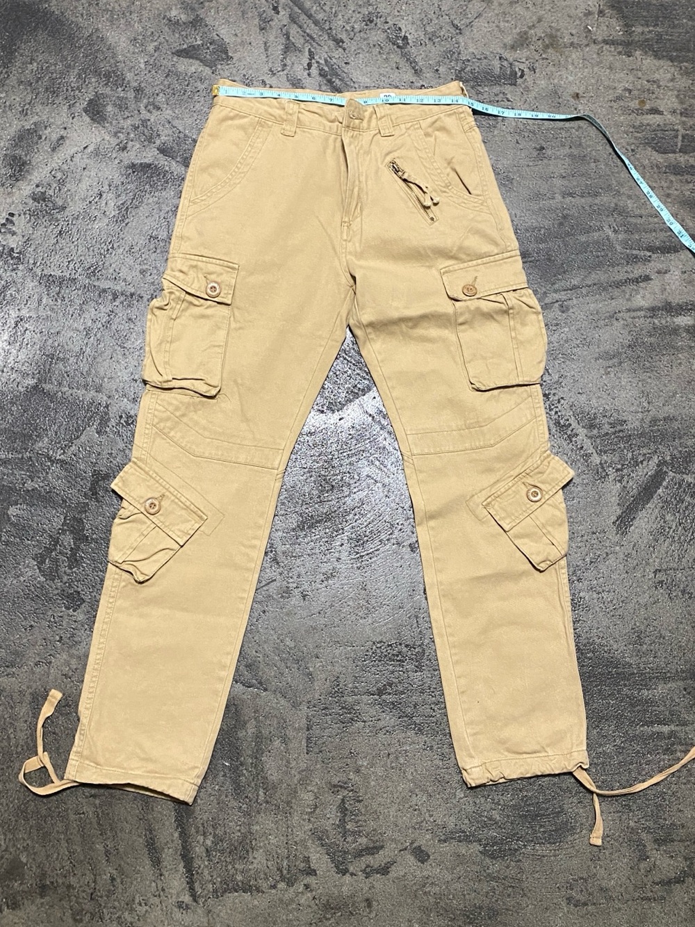 Men's Khaki Cargo Pants – Durable Utility Style